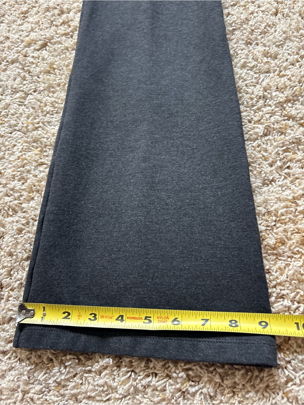 BETABRAND Dress Pant Yoga Pants Bootcut Ponte Stretch Pull-On Charcoal Sz S Long - Picture 5 of 9
